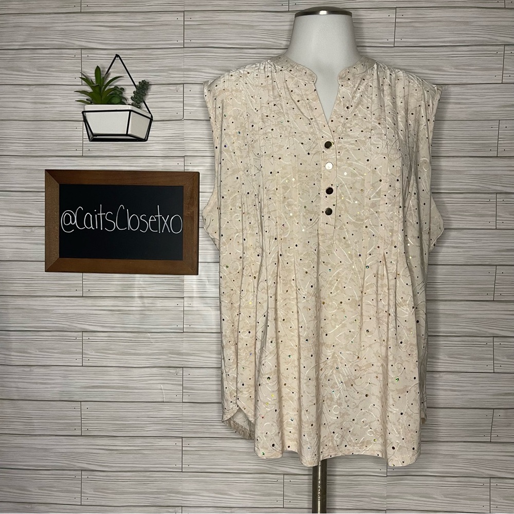 🫶 Vera Rose Sequined Blouse